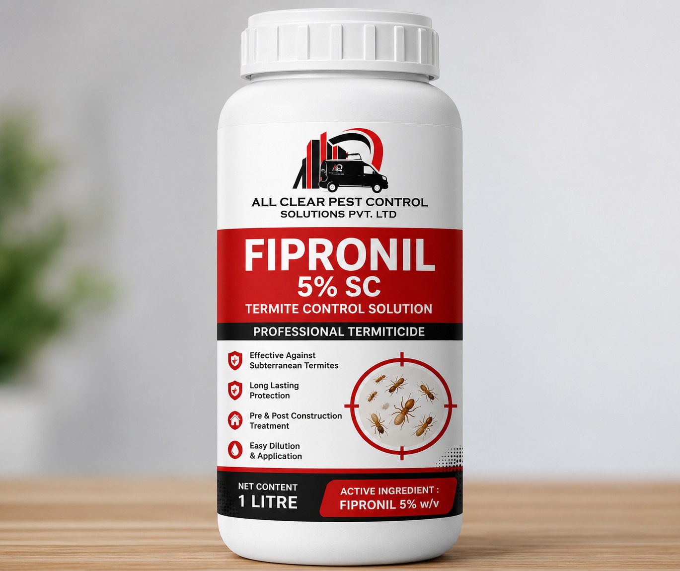 Fipronil 5% SC Termite Control Solution
